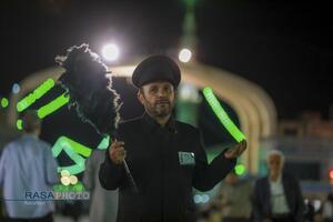 جشن ولادت حضرت علی بن موسی الرضا(ع) در آستان مقدس مسجد جمکران