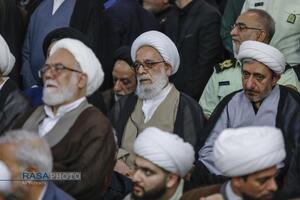 مراسم بزرگداشت چهلم شهیدان لاریجانی