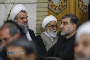 مراسم بزرگداشت چهلم شهیدان لاریجانی