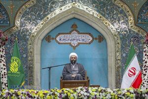 مراسم بزرگداشت چهلم شهیدان لاریجانی