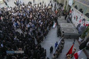 تشییع بسیجی شهید محسن گرایی