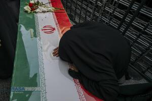 تشییع بسیجی شهید محسن گرایی