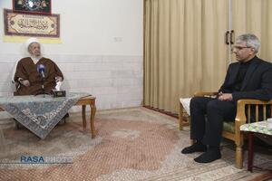 دیدار سخنگوی وزارت خارجه با حضرت آیت الله مکارم شیرازی