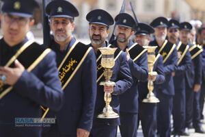 دسته عزاداری خادمان کریمه اهلبیت (س) در روز شهادت حضرت جواد الائمه (علیه‌السلام)