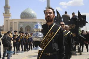 دسته عزاداری خادمان کریمه اهلبیت (س) در روز شهادت حضرت جواد الائمه (علیه‌السلام)
