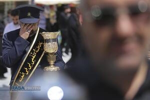 دسته عزاداری خادمان کریمه اهلبیت (س) در روز شهادت حضرت جواد الائمه (علیه‌السلام)