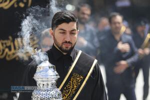 دسته عزاداری خادمان کریمه اهلبیت (س) در روز شهادت حضرت جواد الائمه (علیه‌السلام)