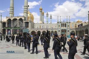 دسته عزاداری خادمان کریمه اهلبیت (س) در روز شهادت حضرت جواد الائمه (علیه‌السلام)