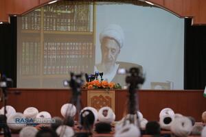 آیین رونمایی از مجموعه «منظومه فکری حضرت آیت الله مکارم شیرازی»
