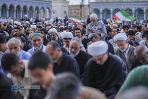 مراسم پر فیض دعای عرفه در مسجد مقدس جمکران