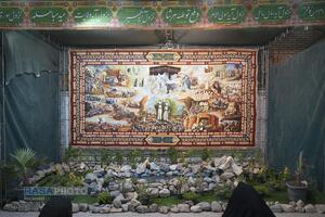 نمایشگاه «غدیر» در حرم بانوی کرامت