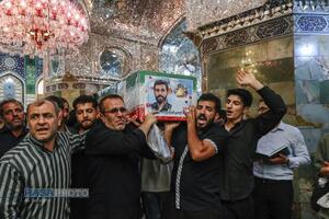 تشییع پیکر ۲ شهید جنگ تحمیلی سوم در قم