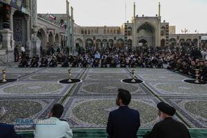 آئین تعویض پرچم حرم کریمه اهل‌بیت (ع) در آغاز ماه محرم