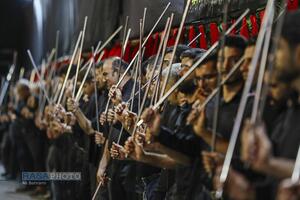 شکوه عزاداری سنتی شاه حسین گویان