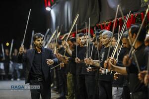 شکوه عزاداری سنتی شاه حسین گویان