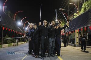 شکوه عزاداری سنتی شاه حسین گویان