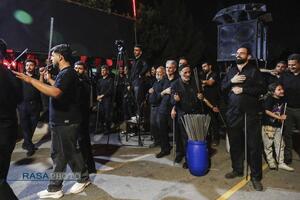شکوه عزاداری سنتی شاه حسین گویان
