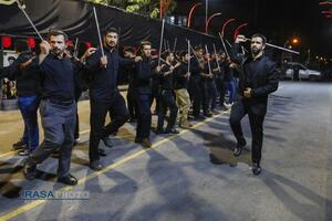 شکوه عزاداری سنتی شاه حسین گویان