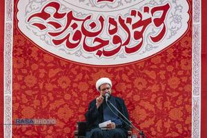 مراسم عزاداری شب هشتم محرم در تجمعات خونخواهی مردم قم