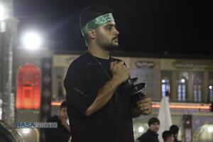 عزاداری شب تاسوعای حسینی در حرم کریمه اهلبیت (س)