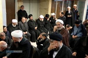 مراسم عزاداری تاسوعای حسینی در بیت حضرت آیت الله نوری همدانی