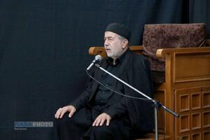 مراسم عزاداری تاسوعای حسینی در بیت حضرت آیت الله نوری همدانی