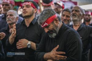 عزاداری روز تاسوعای حسینی در حرم مطهر رضوی
