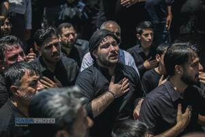 عزاداری روز تاسوعای حسینی در حرم مطهر رضوی