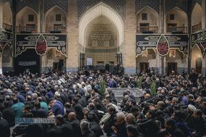 عزاداری روز عاشورای حسینی در مدرسه دو درب حرم مطهر رضوی