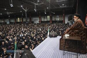 آخرین شب مراسم عزاداری حضرت اباعبدالله الحسین (ع) در جوار محل شهادت امام شهید