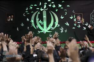 مراسم وداع با پیکر امام شهید انقلاب اسلامی در جوار حسینیه امام خمینی (ره)