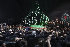 مراسم وداع با پیکر امام شهید انقلاب اسلامی در جوار حسینیه امام خمینی (ره)