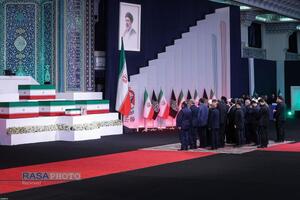 مراسم ادای احترام به پیکر مطهر رهبر شهید انقلاب اسلامی