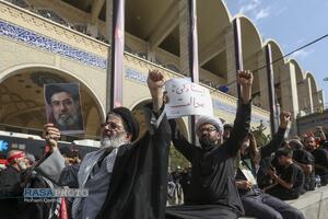 مراسم وداع بار رهبر شهید انقلاب