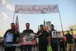 تشییع تاریخی رهبر شهید انقلاب در تهران