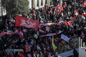 قیام خراسان در تشییع میلیونی رهبر شهید انقلاب اسلامی