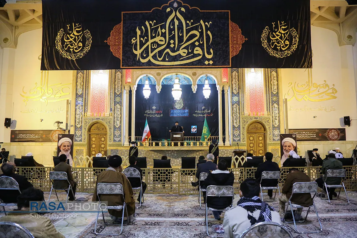 مراسم چهلمین روز درگذشت آیت الله محمدی یزدی