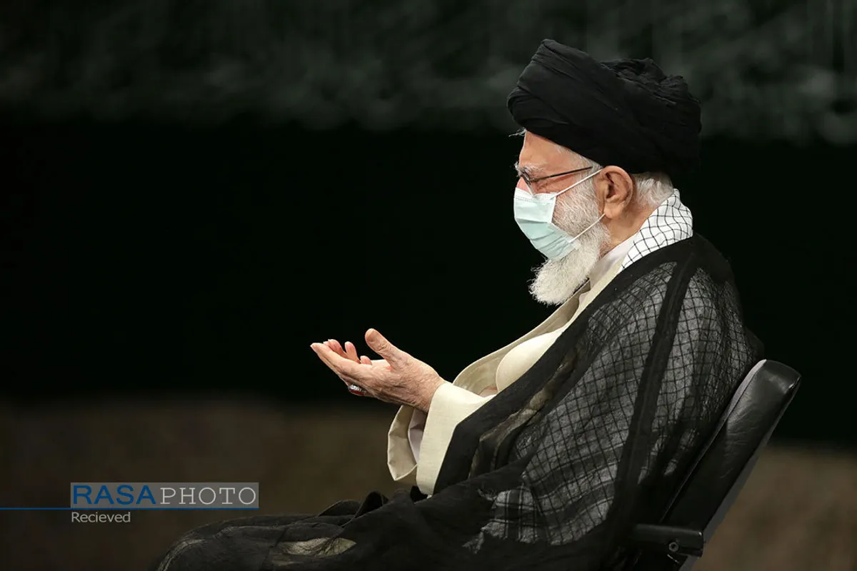 عزاداری سالروز شهادت پیامبر اعظم (ص) و حضرت امام حسن مجتبی (ع) با حضور رهبر انقللاب