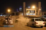 ضدعفونی معابر شهر قم توسط جوانان بسیجی و طلاب