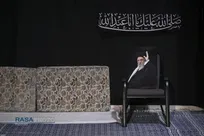 اولین شب مراسم عزاداری ماه محرم در جوار محل عروج ملکوتی امام شهید انقلاب