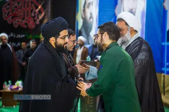 مراسم سالگرد شهادت طلبه بسیجی مدافع امنیت، حسن مختارزاده و یادواره شهدای روحانی