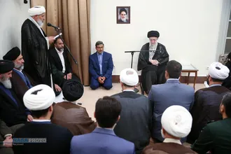 دیدار اعضای ستاد برگزاری کنگره&zwnj; بین&zwnj;المللی شهدای مقاومت و مدافع حرم با رهبر معظم انقلاب