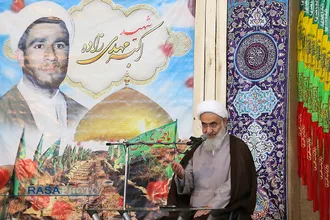 سخنرانی حجت الاسلام شیخ عبدالکریم عابدینی نماینده ولی فقیه در استان قزوین در مراسم بزرگداشت روحانی شهید اکبر مهدی&zwnj;زاده در روستای طزرک&lrm; قزوین
