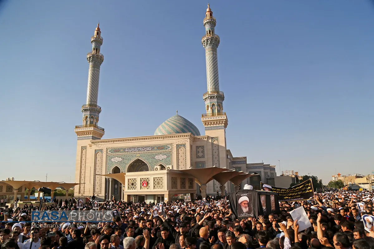 تشییع آیت الله محقق کابلی در قم