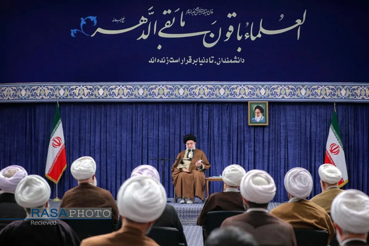 دیدار اعضای ستاد برگزاری کنگره بین&zwnj;المللی بزرگداشت علامه طباطبائی با رهبر انقلاب