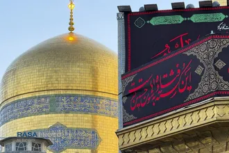 حال و هوای حرم مطهر رضوی در آستانه تشییع امام شهید