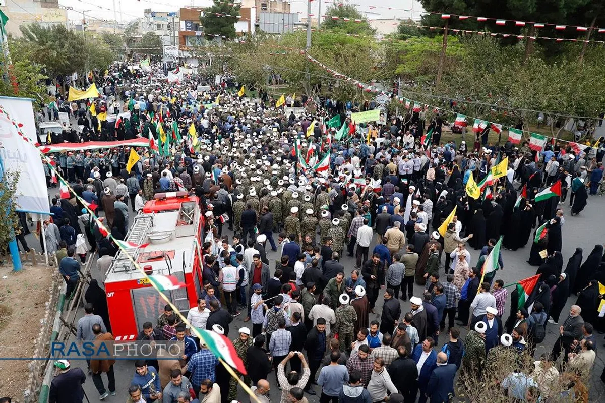 راهپیمایی یوم الله 13 آبان در قم