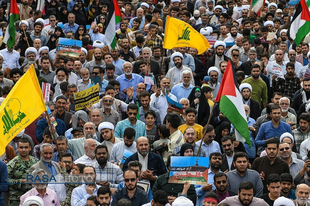 راهپیمایی ضد رژیم صهیونیستی در قم