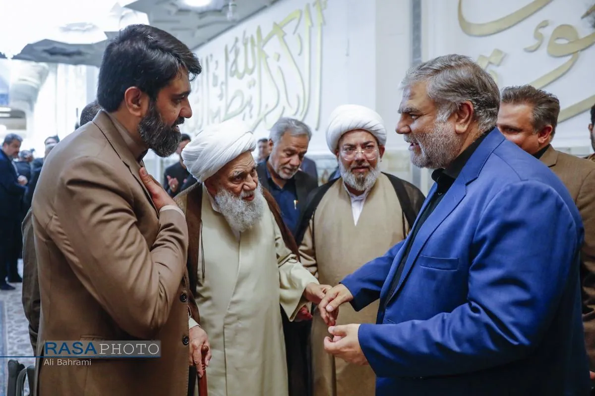 مراسم بزرگداشت چهلم شهیدان لاریجانی