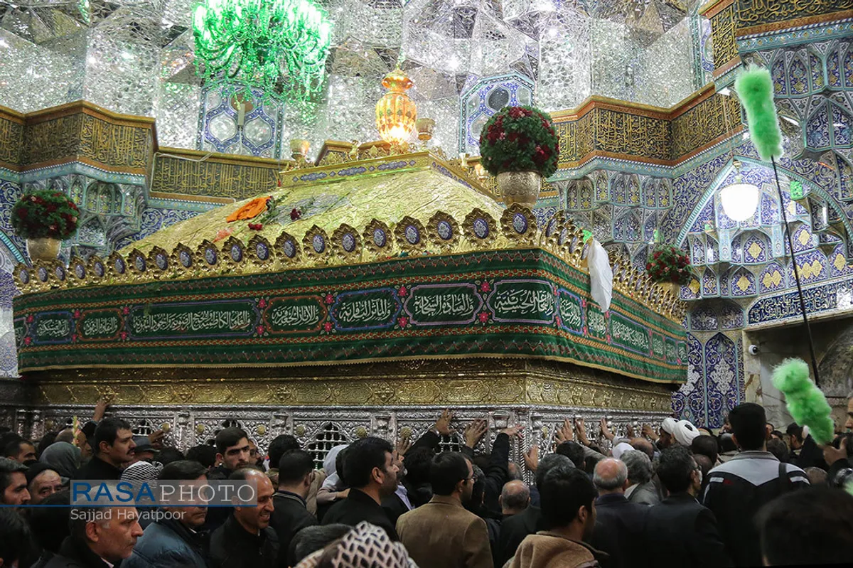 مراسم نمادین ورود کاروان حضرت معصومه (سلام الله علیها) به قم